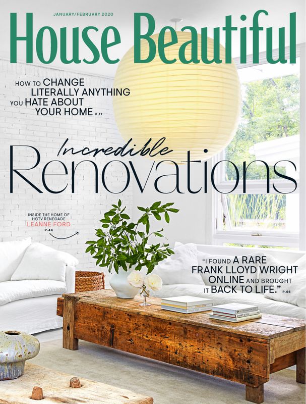 House-Beautiful January 01, 2020 Issue Cover