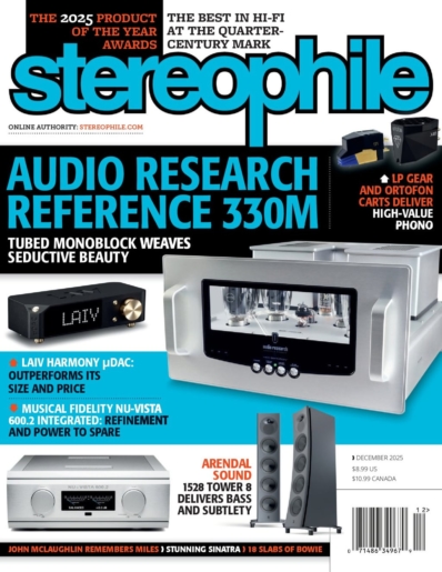 Stereophile December 01, 2025 Issue Cover