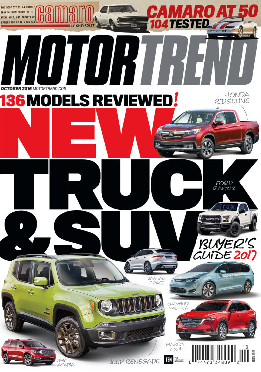 Motor-Trend October 01, 2016 Issue Cover