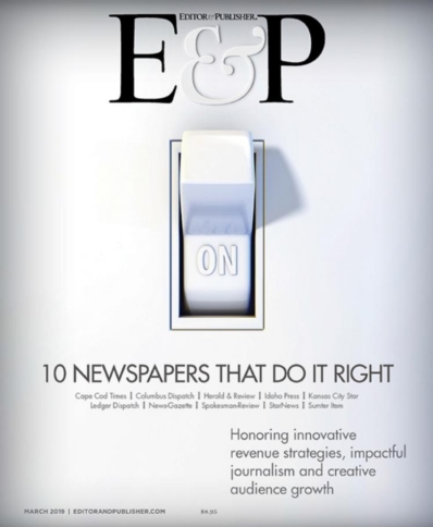 Editor & Publisher March 01, 2019 Issue Cover