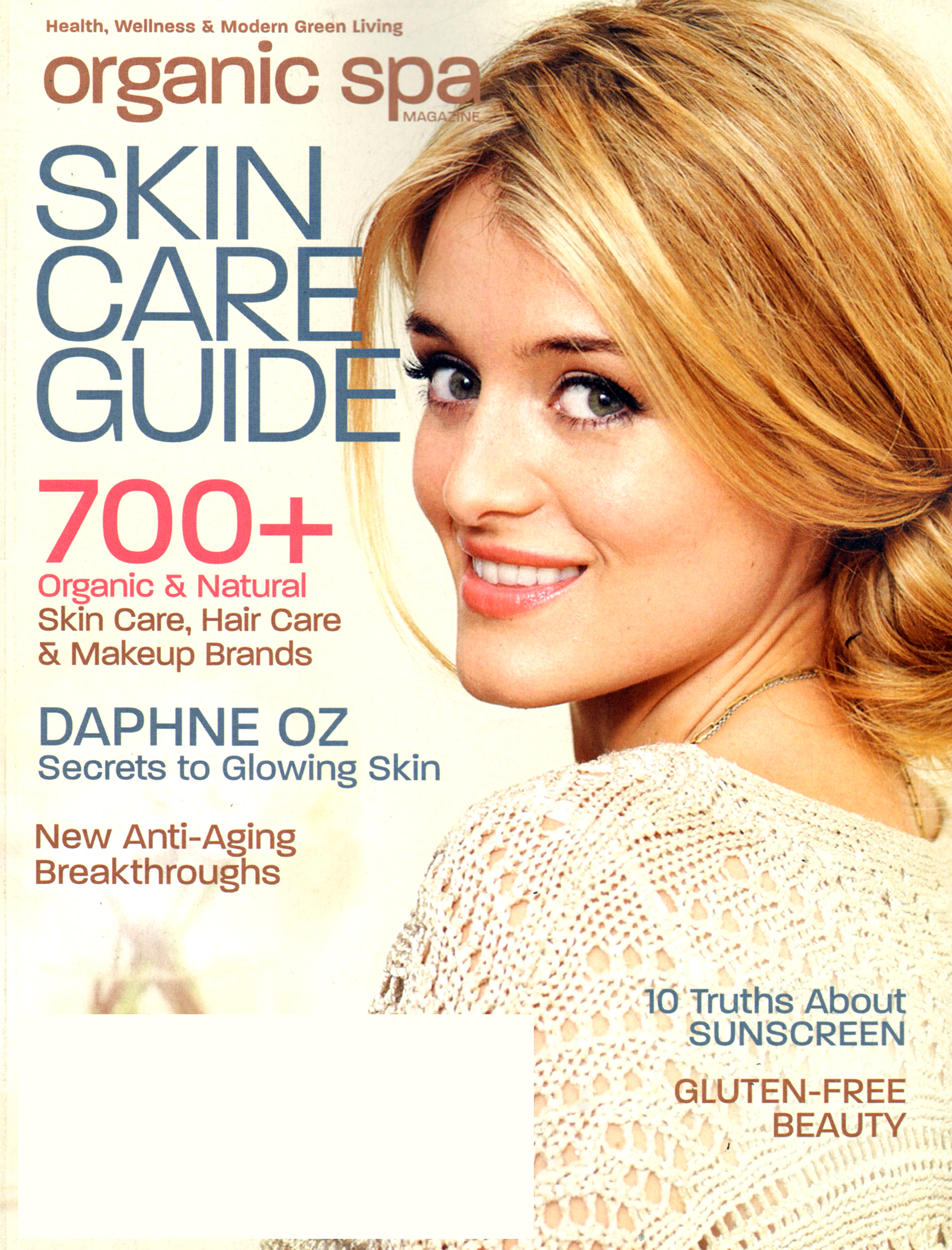 Organic-Spa July 01, 2013 Issue Cover