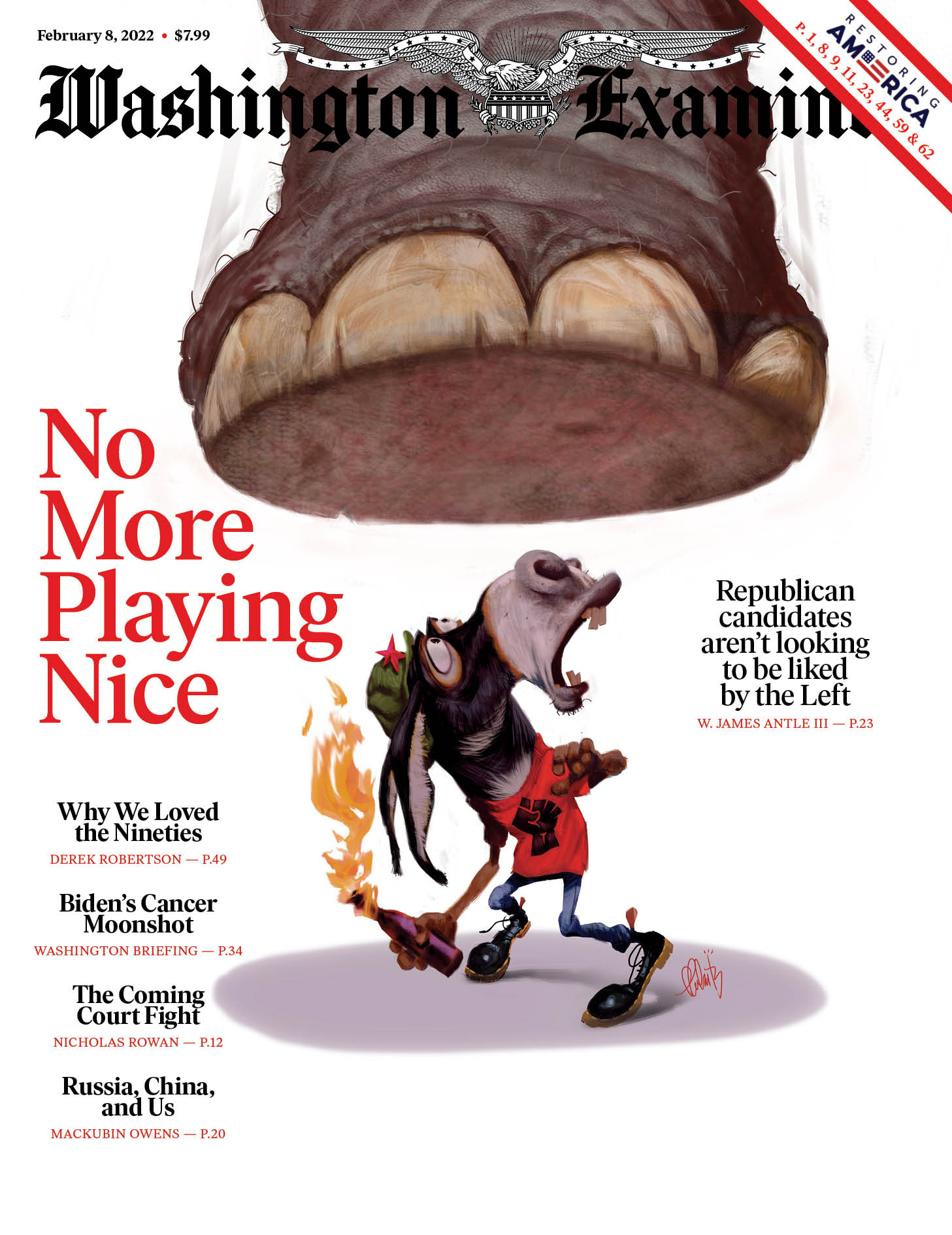 Washington-Examiner February 08, 2022 Issue Cover