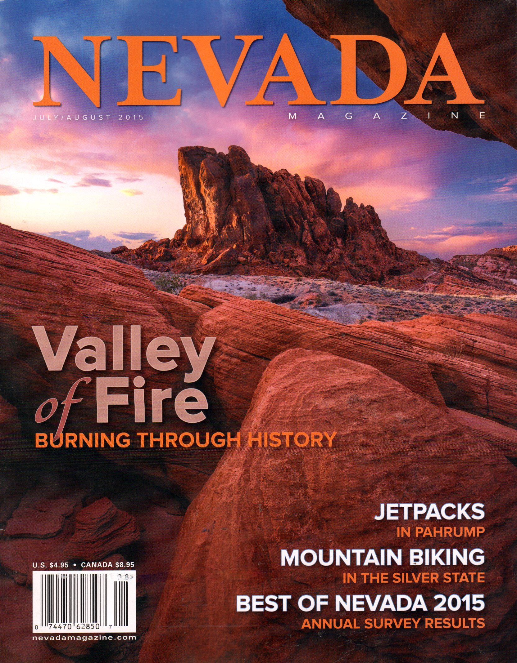 Nevada-Magazine July 01, 2015 Issue Cover