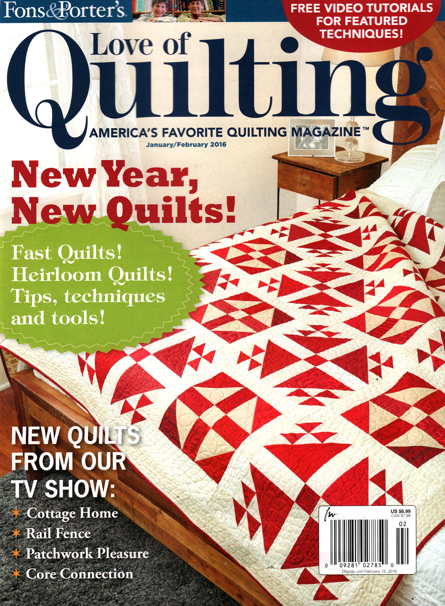 Fons-and-Porters-Love-of-Quilting January 01, 2016 Issue Cover