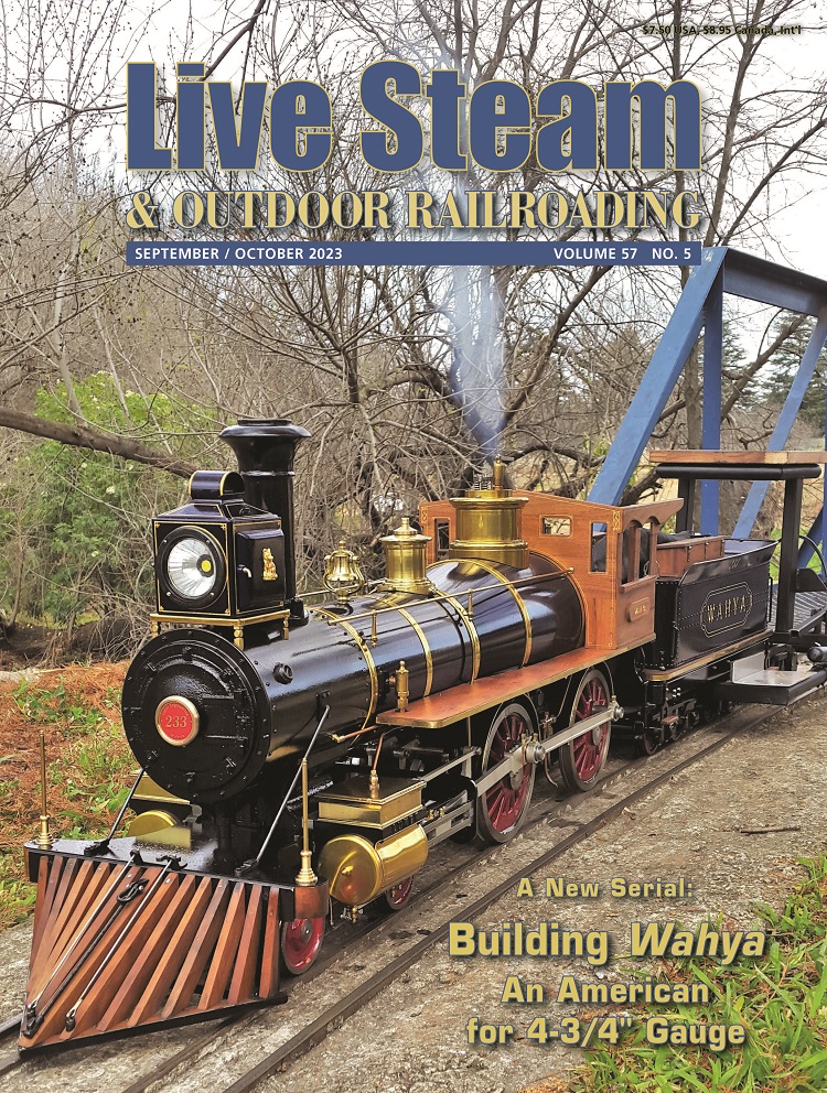 Live-Steam-and-Railroading September 01, 2023 Issue Cover