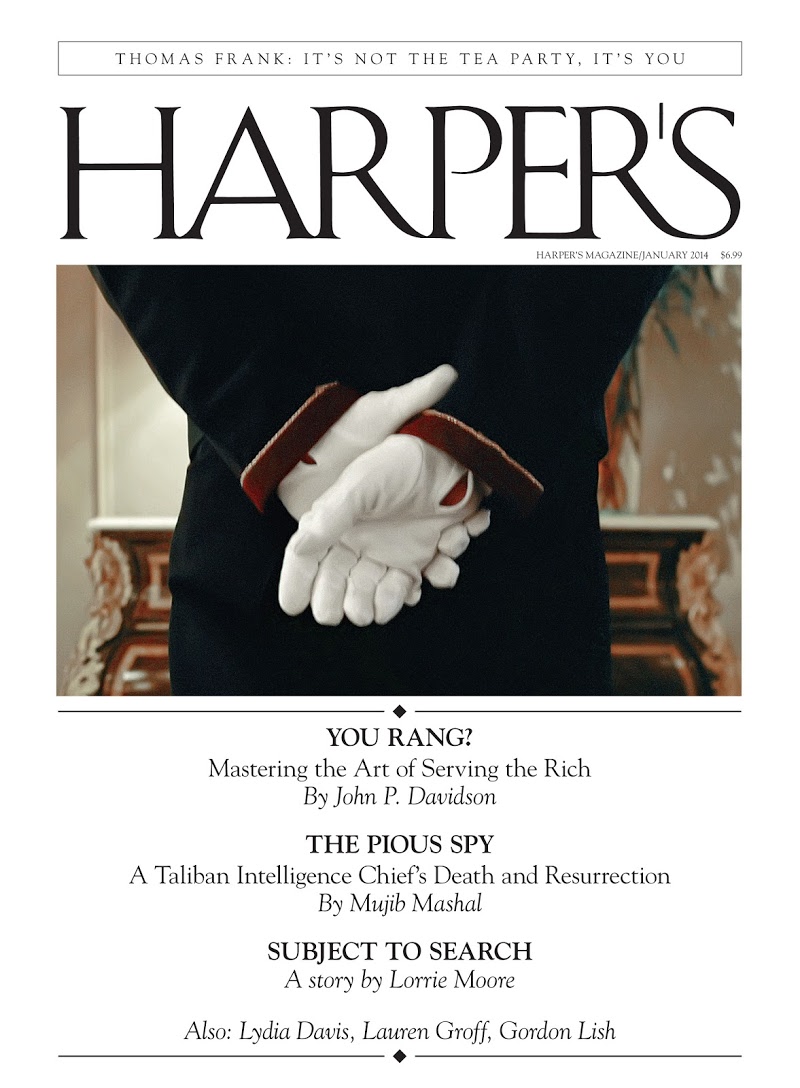Harpers January 01, 2014 Issue Cover