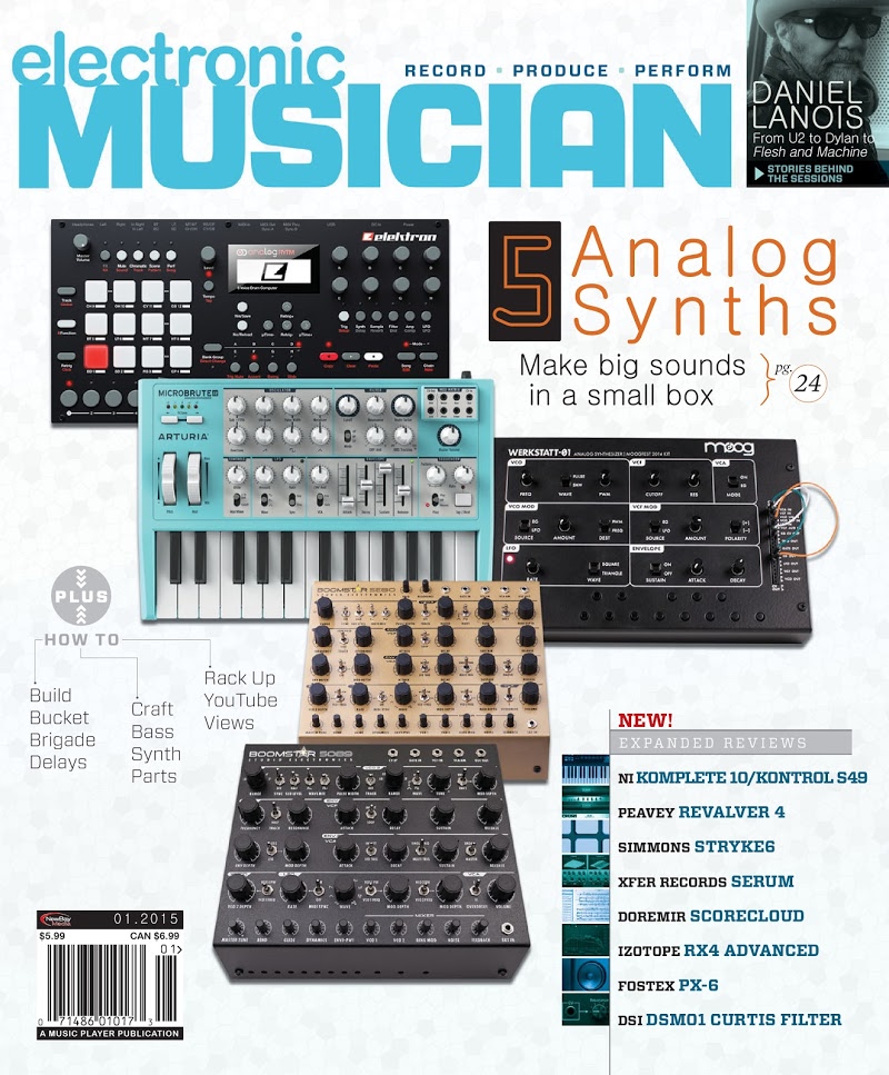 Electronic-Musician January 01, 2015 Issue Cover