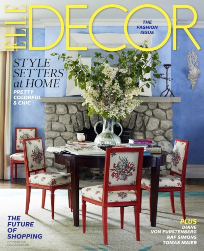 Elle Decor October 01, 2015 Issue Cover