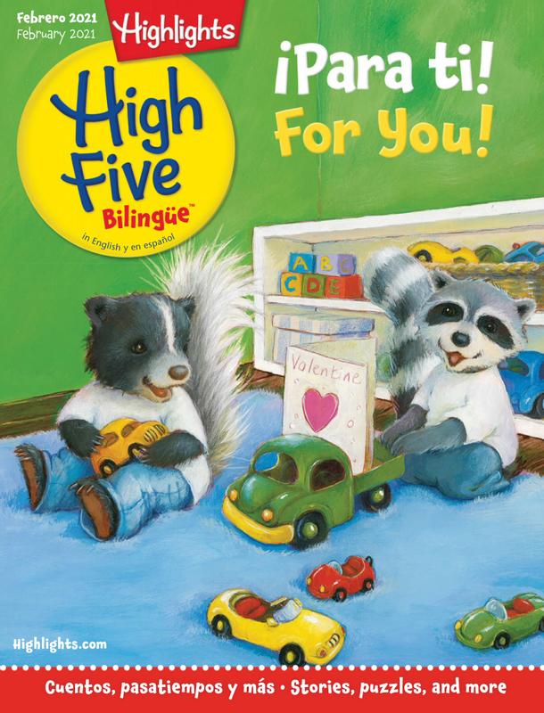 Highlights-High-Five-Bilingue February 01, 2021 Issue Cover