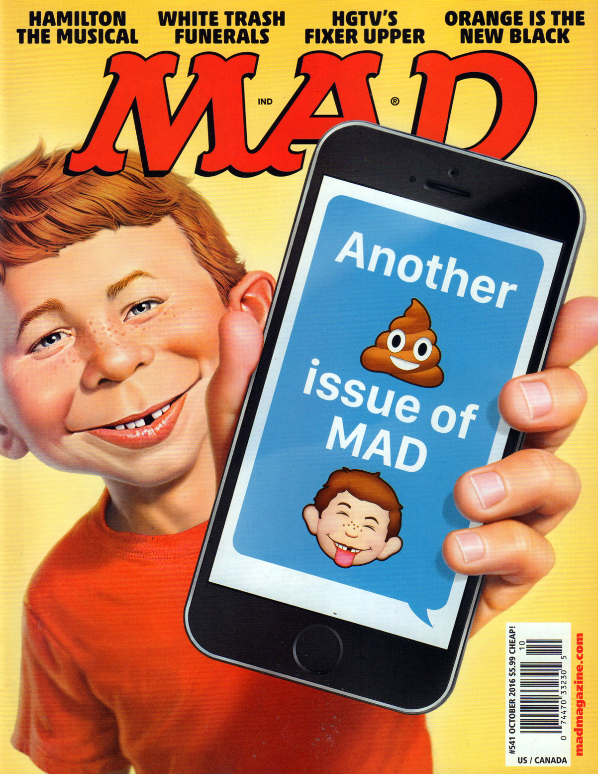 Mad-Magazine October 01, 2016 Issue Cover