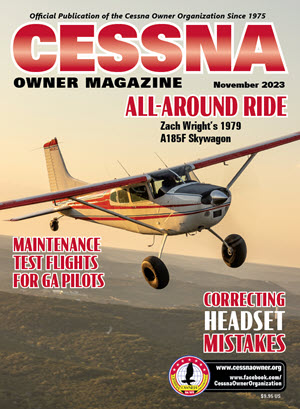 Cessna-Owner November 01, 2023 Issue Cover