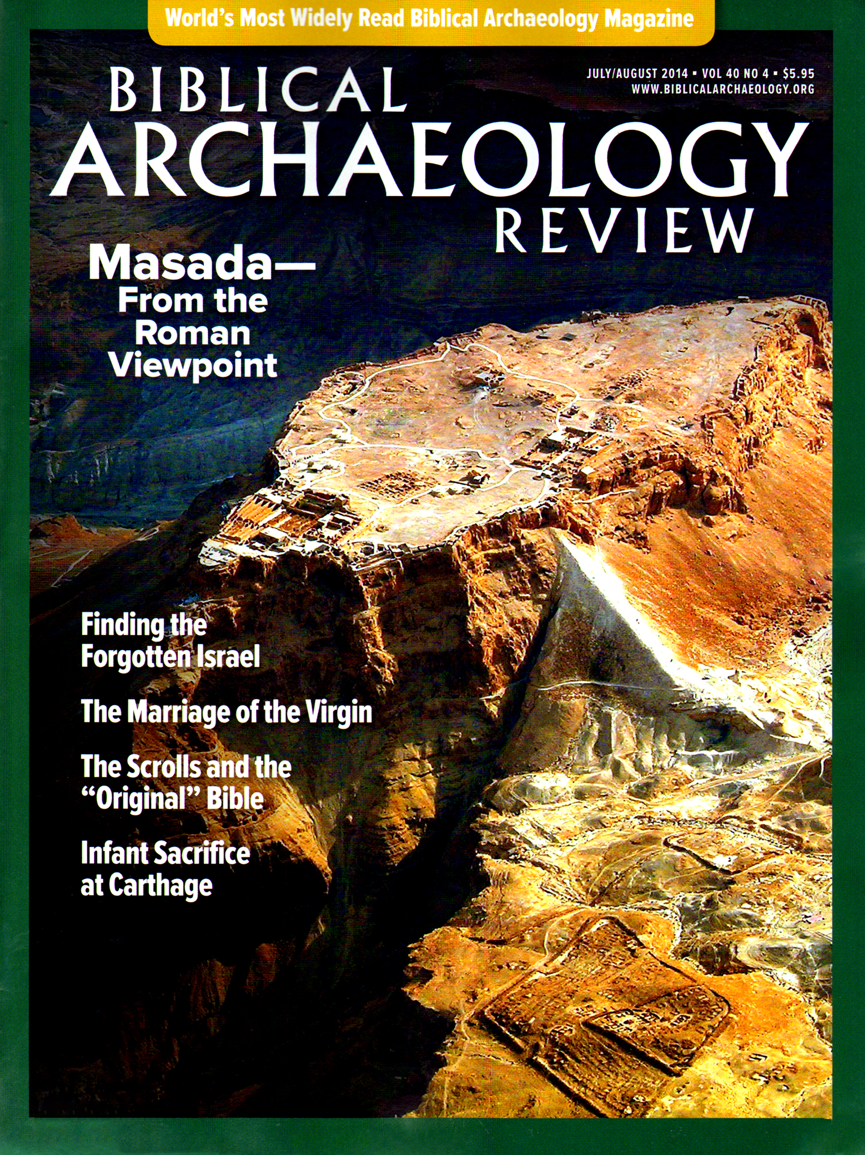 Biblical-Archaeology-Review July 01, 2014 Issue Cover