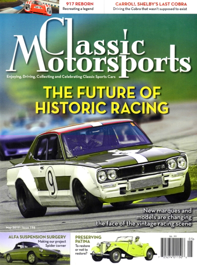 Classic Motorsports May 01, 2019 Issue Cover