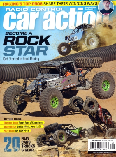 Radio Control Car Action September 01, 2016 Issue Cover