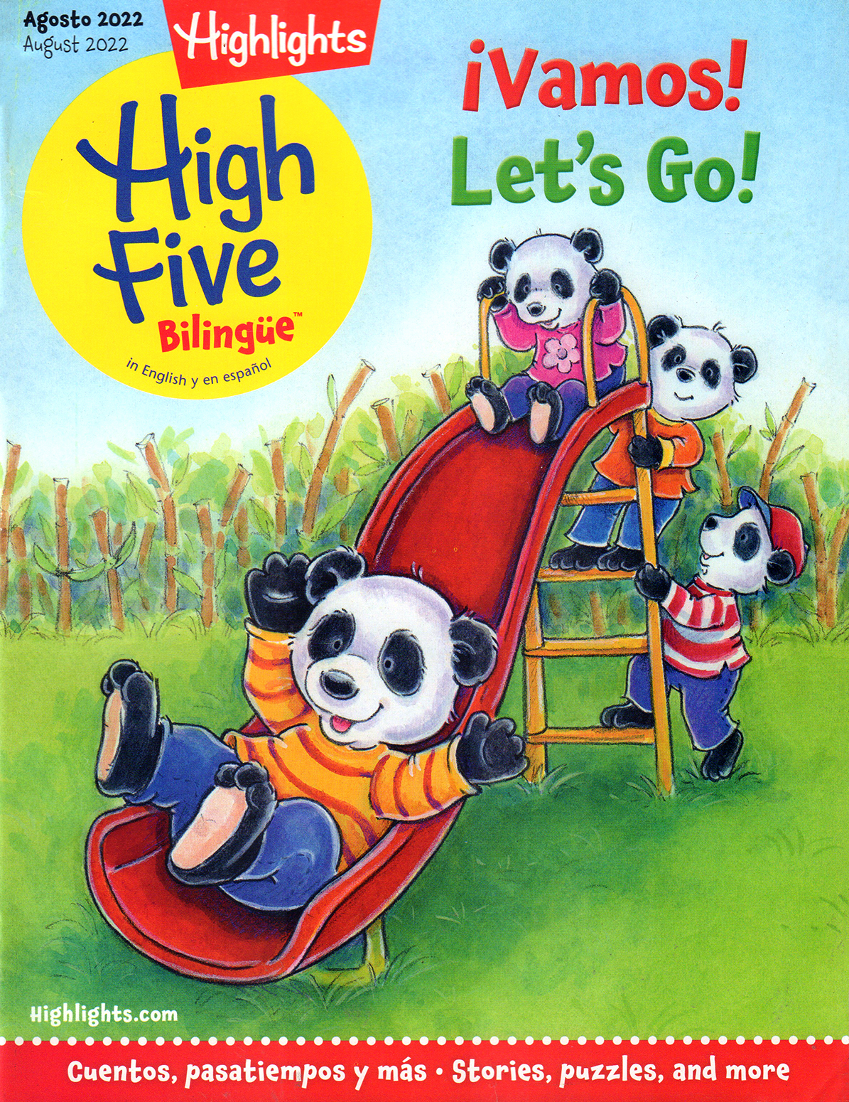Highlights-High-Five-Bilingue August 01, 2022 Issue Cover