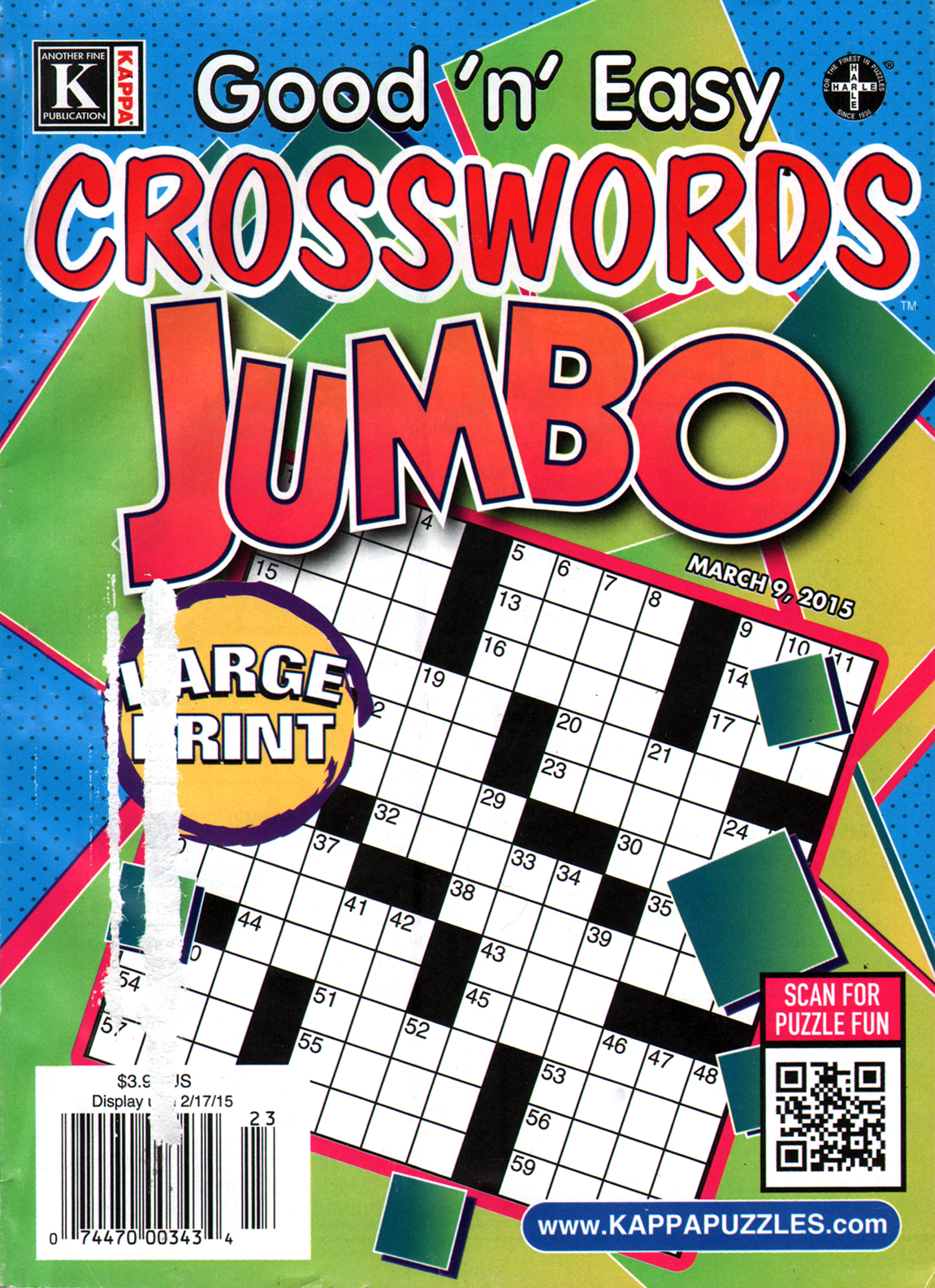 Good-N-Easy-Crosswords-Jumbo March 09, 2015 Issue Cover