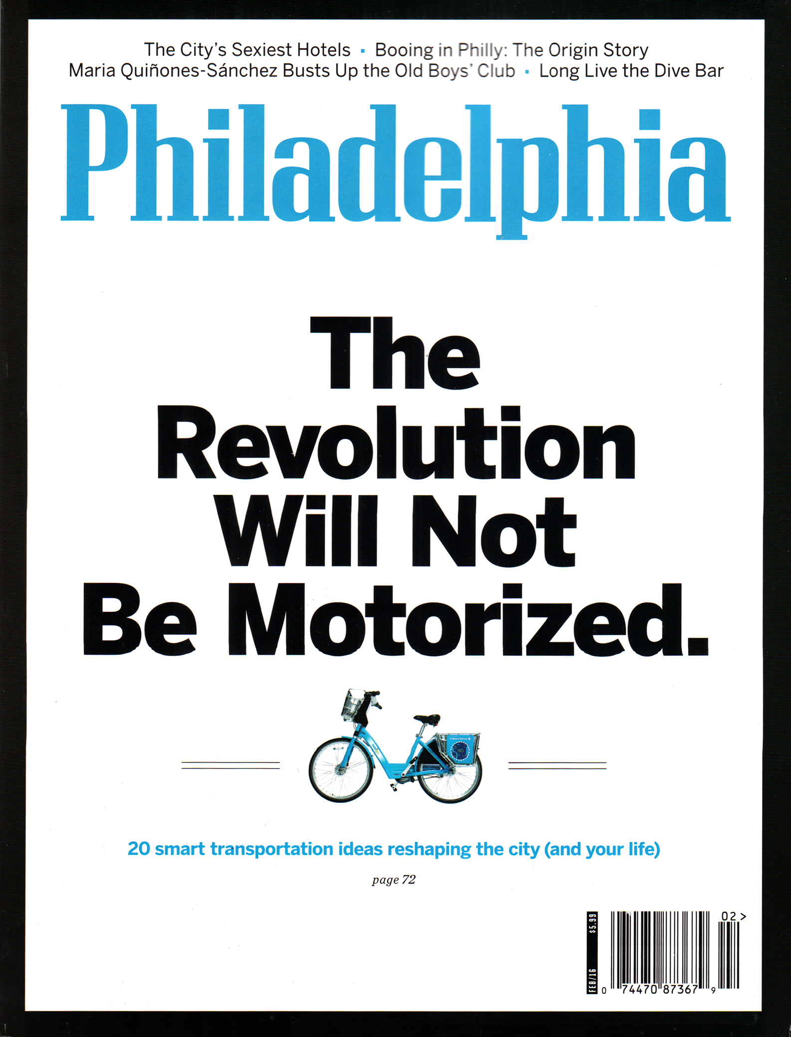 Philadelphia-Magazine February 01, 2016 Issue Cover