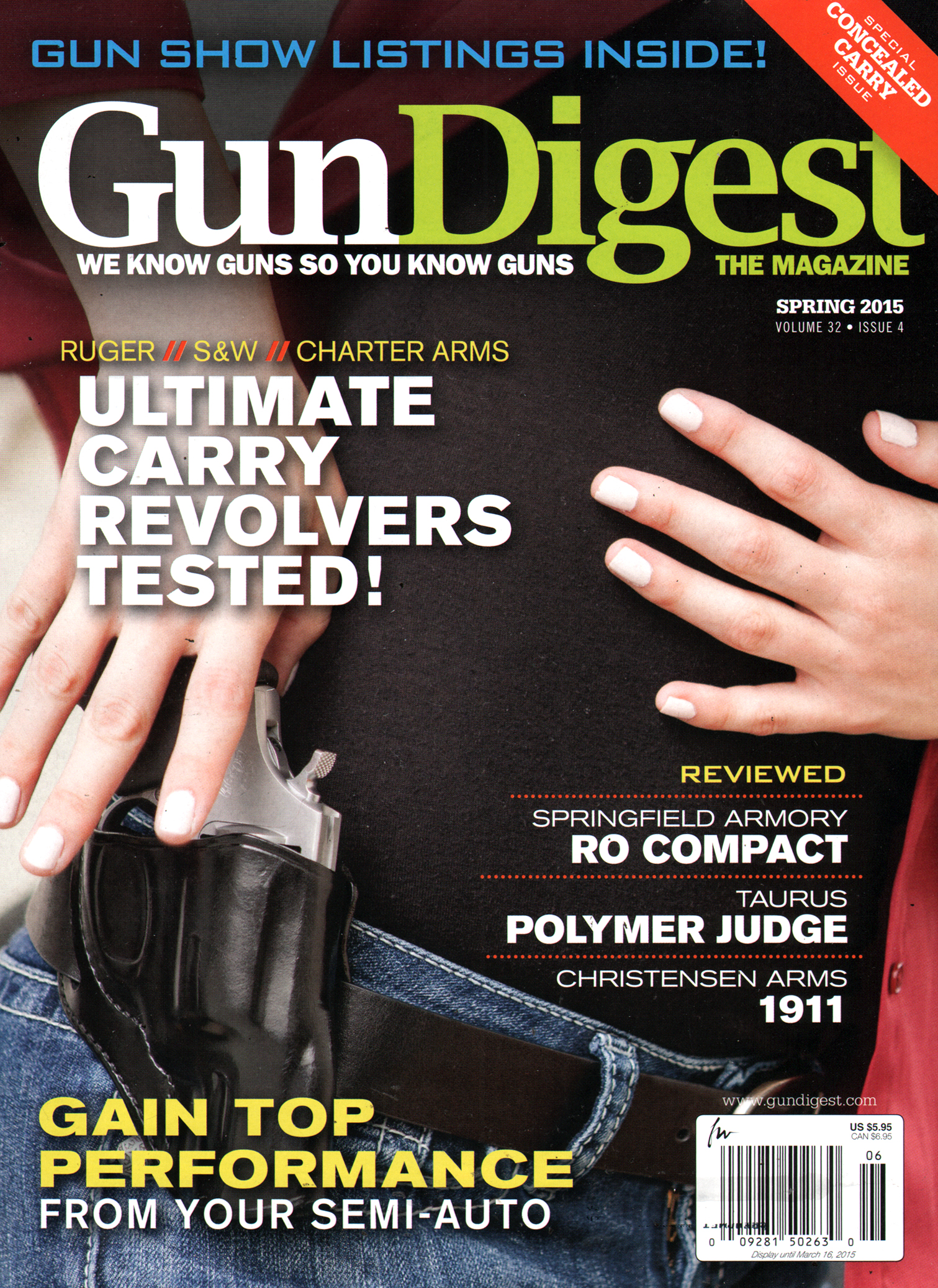 Gun-Digest March 01, 2015 Issue Cover