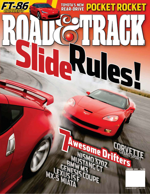 Road-and-Track January 01, 2010 Issue Cover