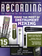 Recording-Magazine May 01, 2018 Issue Cover