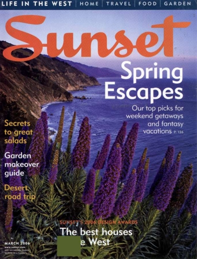 Sunset March 01, 2006 Issue Cover
