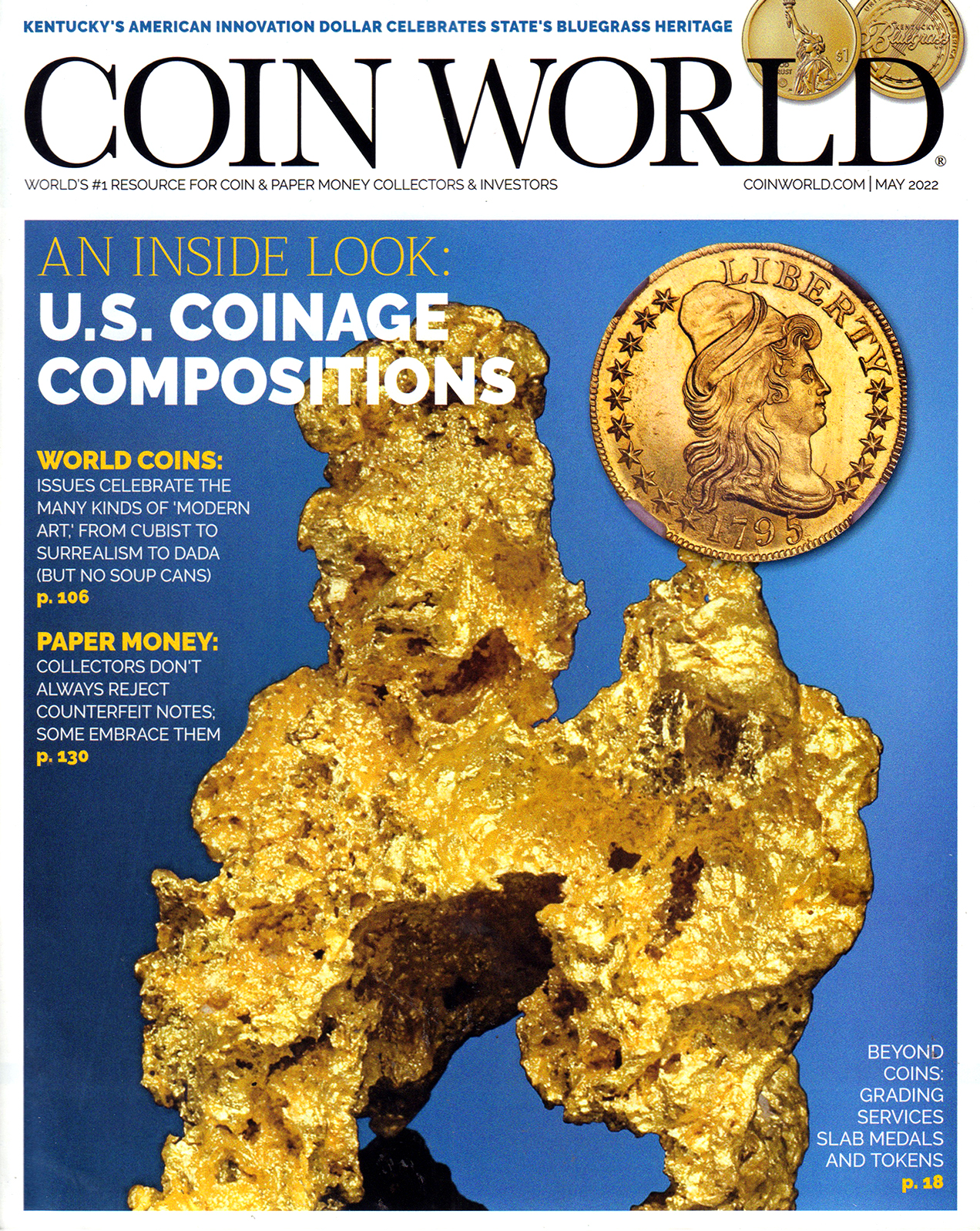 Coin-World-Monthly May 01, 2022 Issue Cover