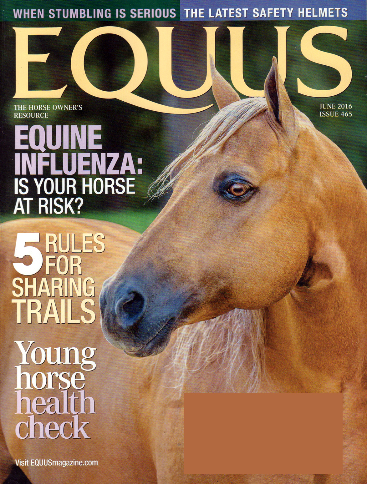 Equus June 01, 2016 Issue Cover