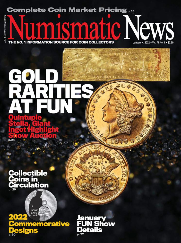 Numismatic-News January 04, 2022 Issue Cover