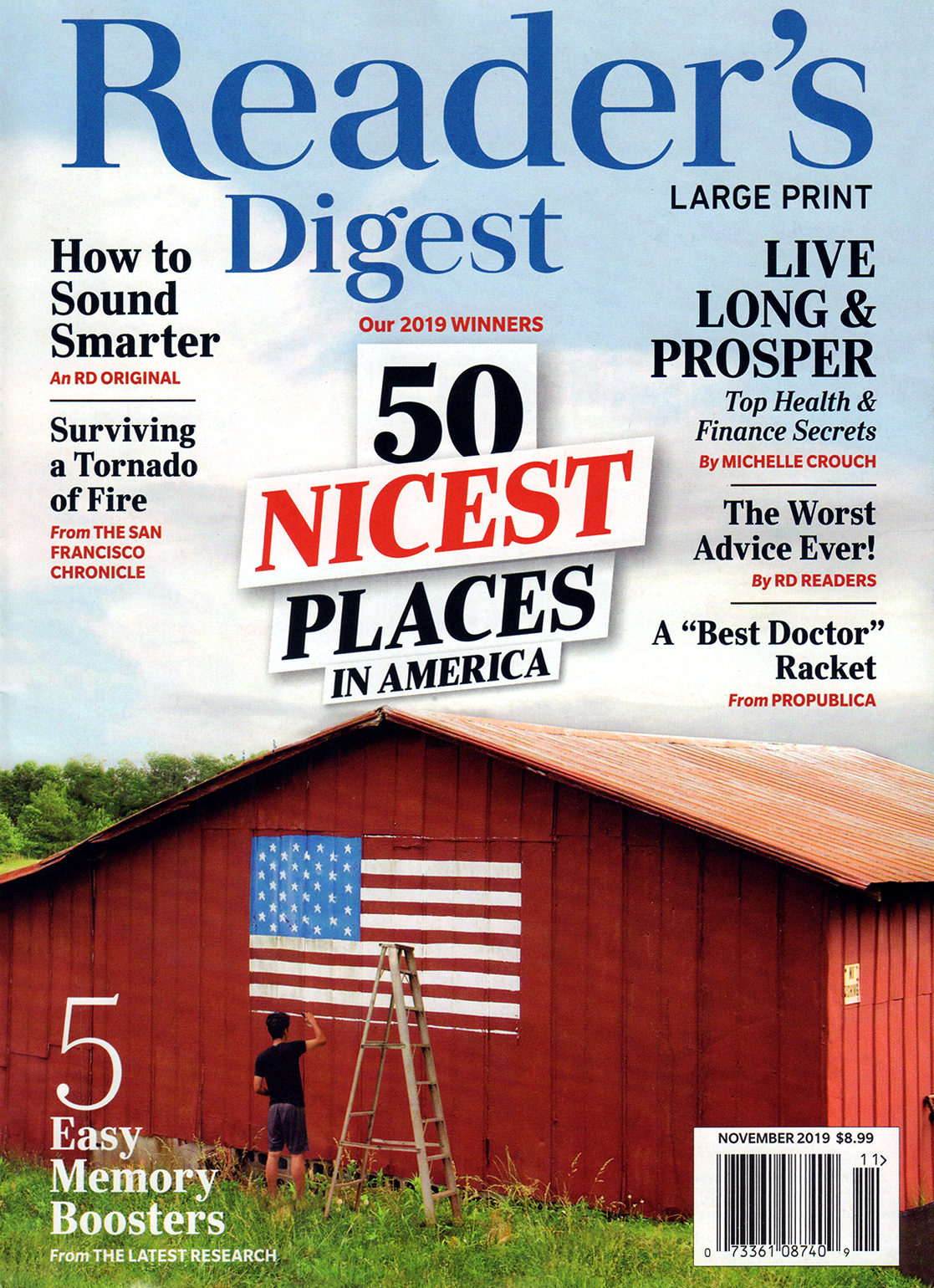 Readers-Digest---Large-Print-Edition November 01, 2019 Issue Cover