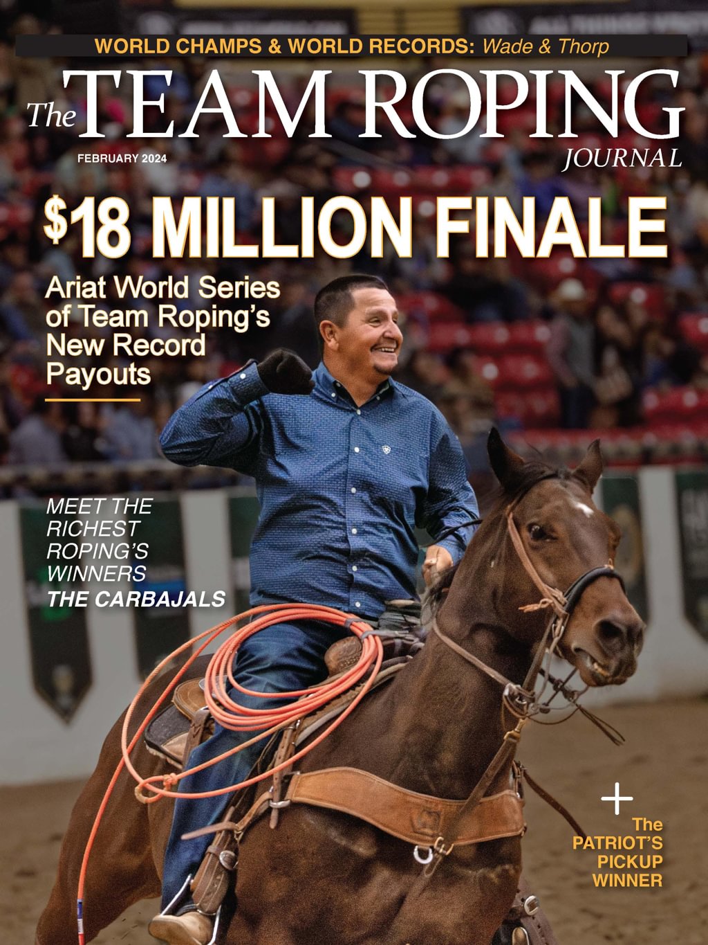 The-Team-Roping-Journal February 01, 2024 Issue Cover