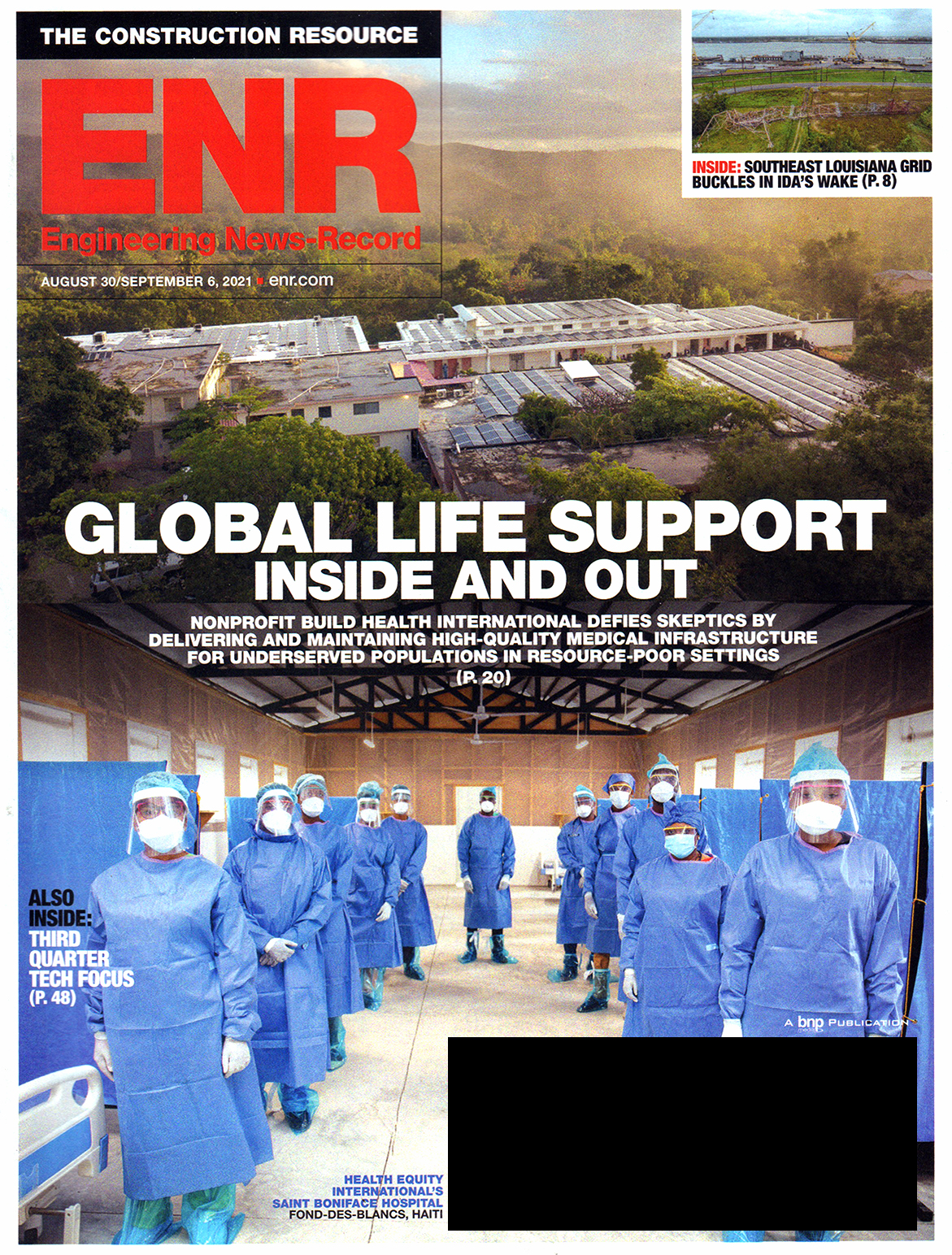 Engineering-News-Record August 30, 2021 Issue Cover