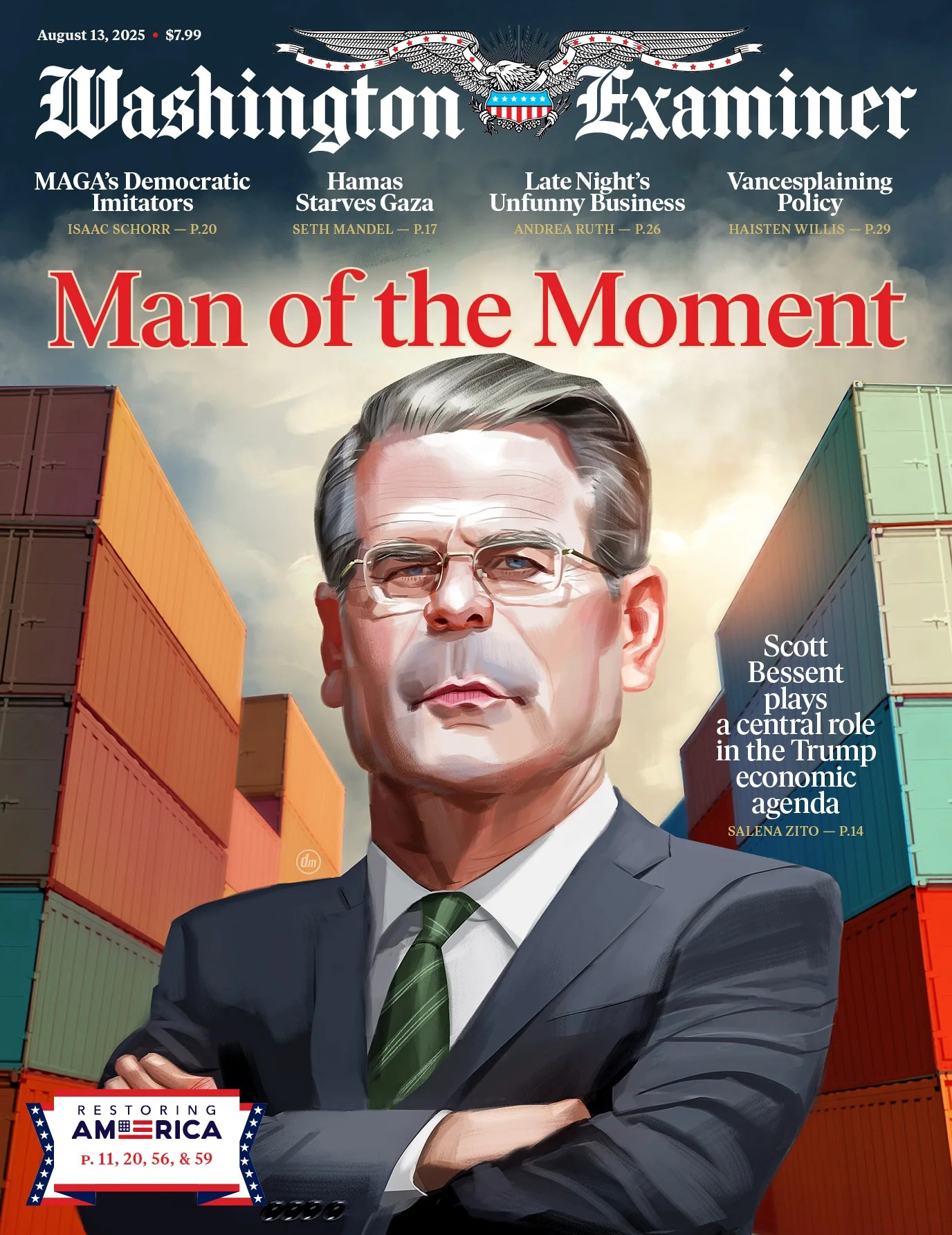 Washington-Examiner August 13, 2025 Issue Cover