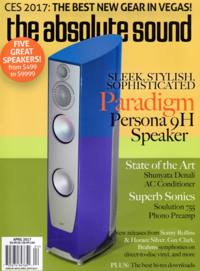 The Absolute Sound April 01, 2017 Issue Cover