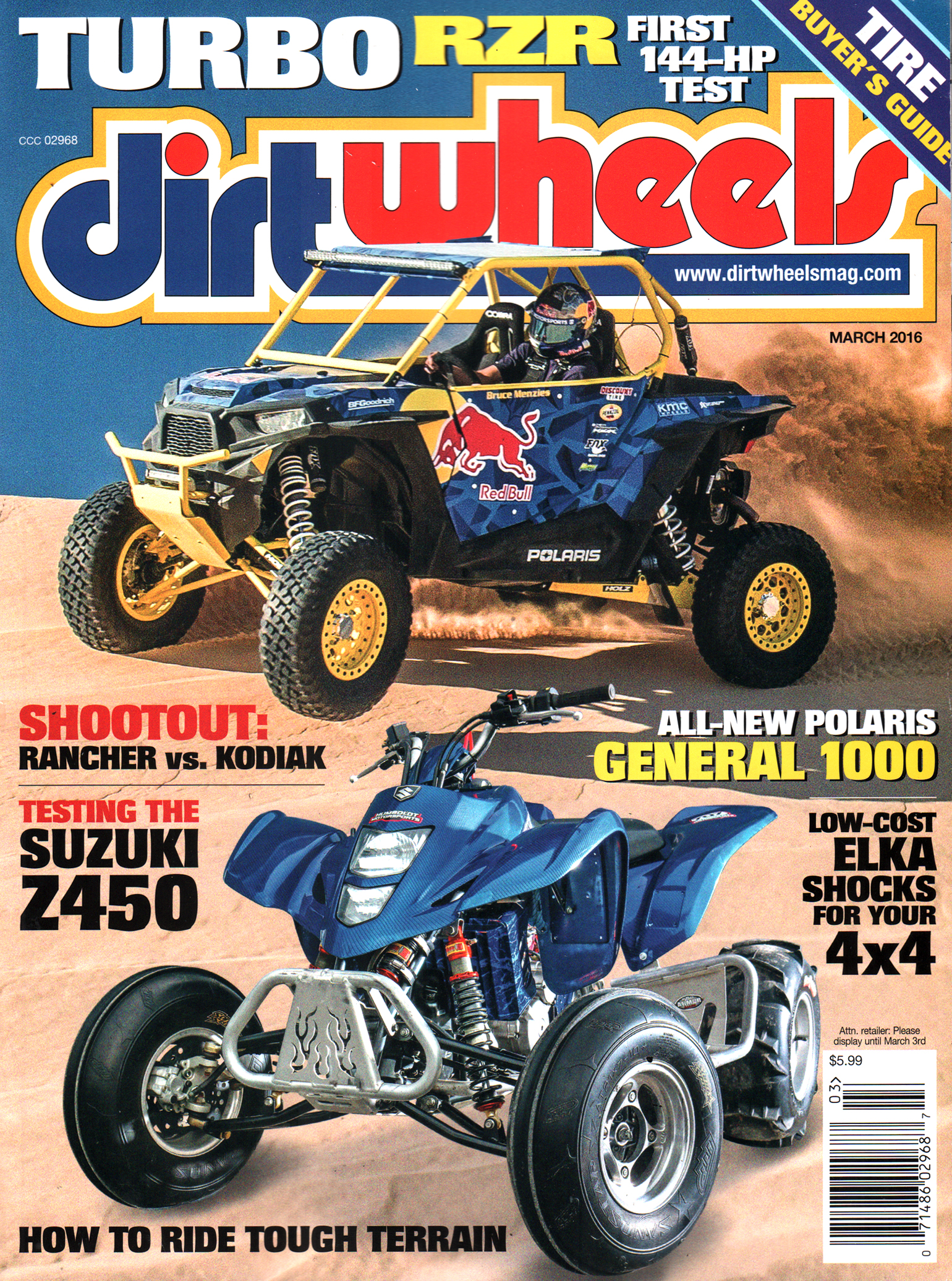 Dirt-Wheels March 01, 2016 Issue Cover