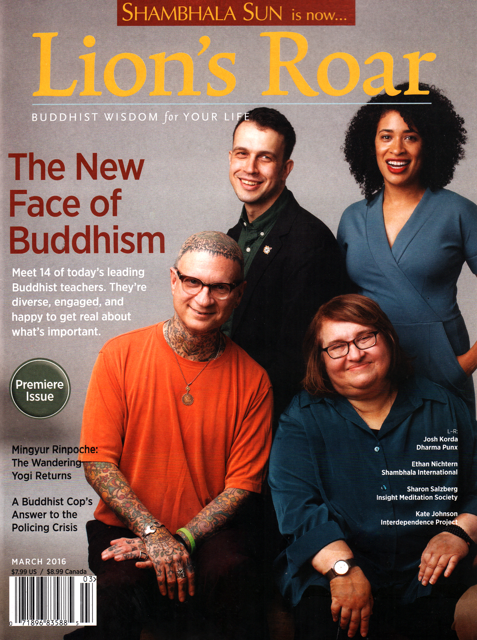 Lions-Roar March 01, 2016 Issue Cover