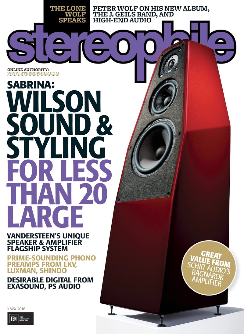 Stereophile May 01, 2016 Issue Cover