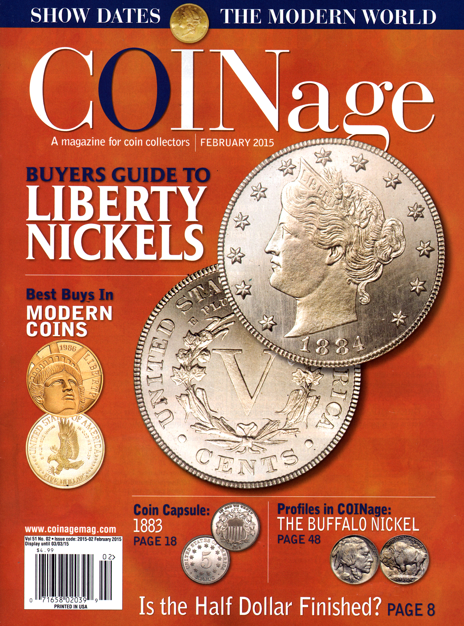 Coinage February 01, 2015 Issue Cover