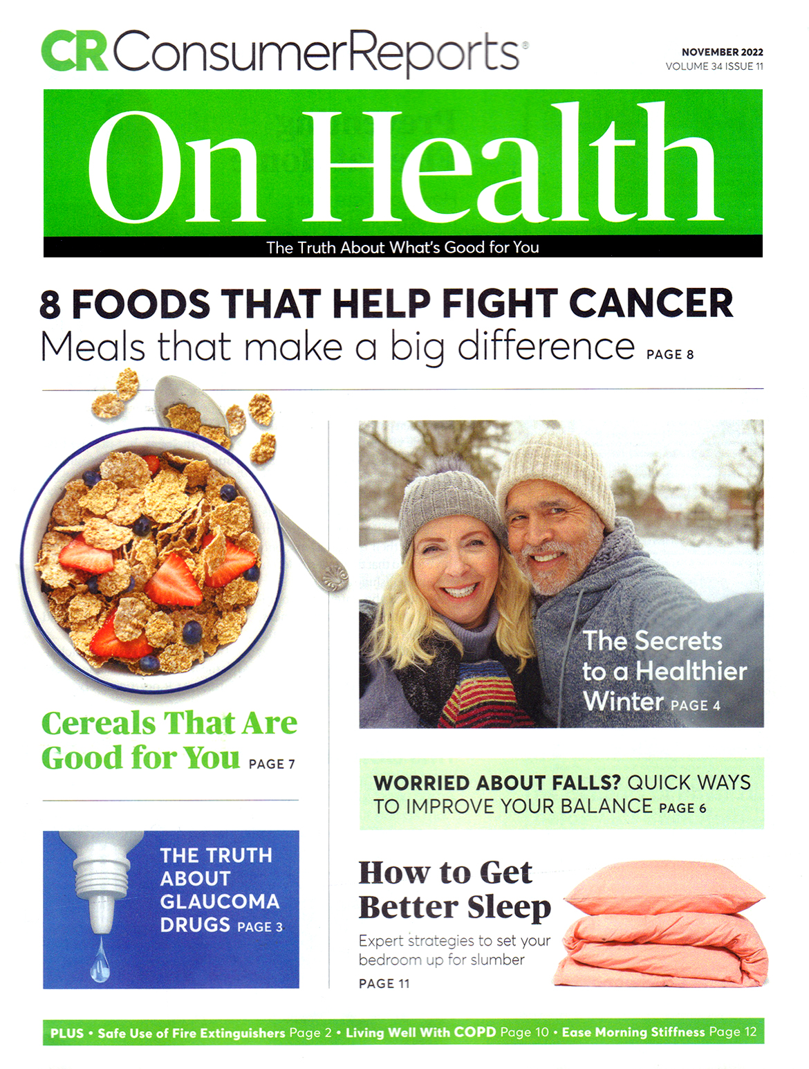 Consumer-Reports-On-Health November 01, 2022 Issue Cover