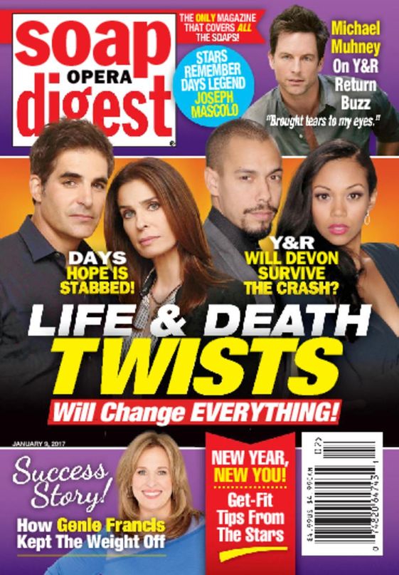 Soap-Opera-Digest January 09, 2017 Issue Cover