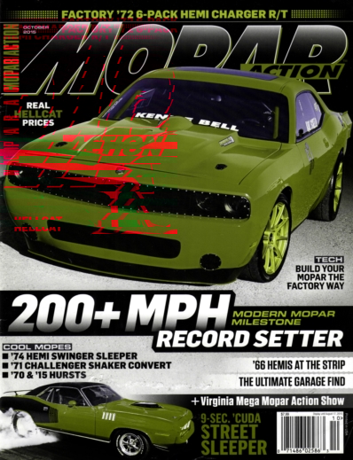 Mopar Action October 01, 2015 Issue Cover