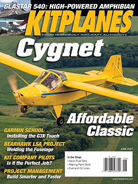 Kit Planes June 01, 2017 Issue Cover