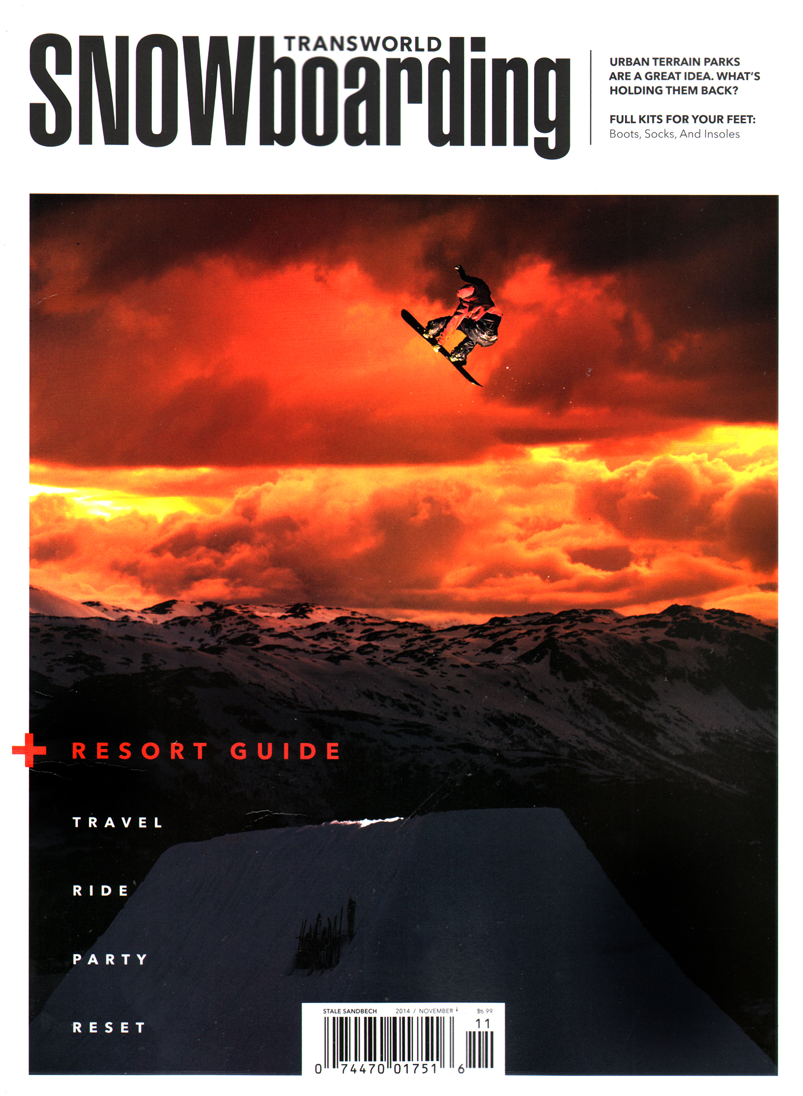 Transworld-SNOWboarding November 01, 2014 Issue Cover