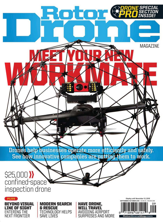 Rotor-Drone-Pro September 01, 2018 Issue Cover