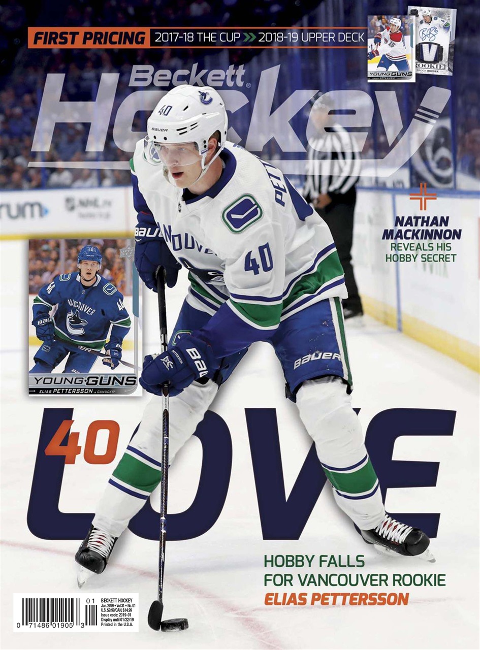 Beckett-Hockey January 01, 2019 Issue Cover
