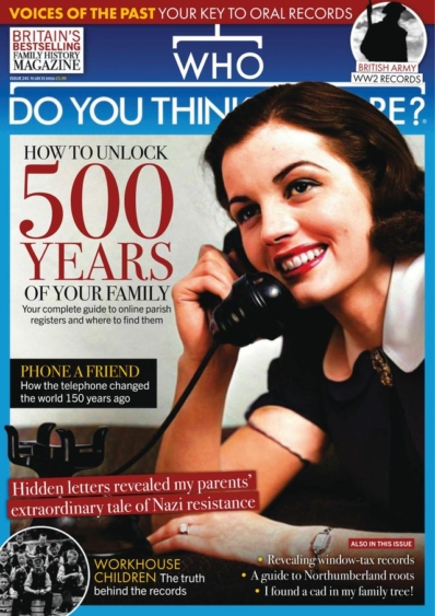 Who Do You Think You Are? March 01, 2026 Issue Cover