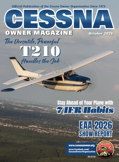 Cessna Owner October 01, 2026 Issue Cover