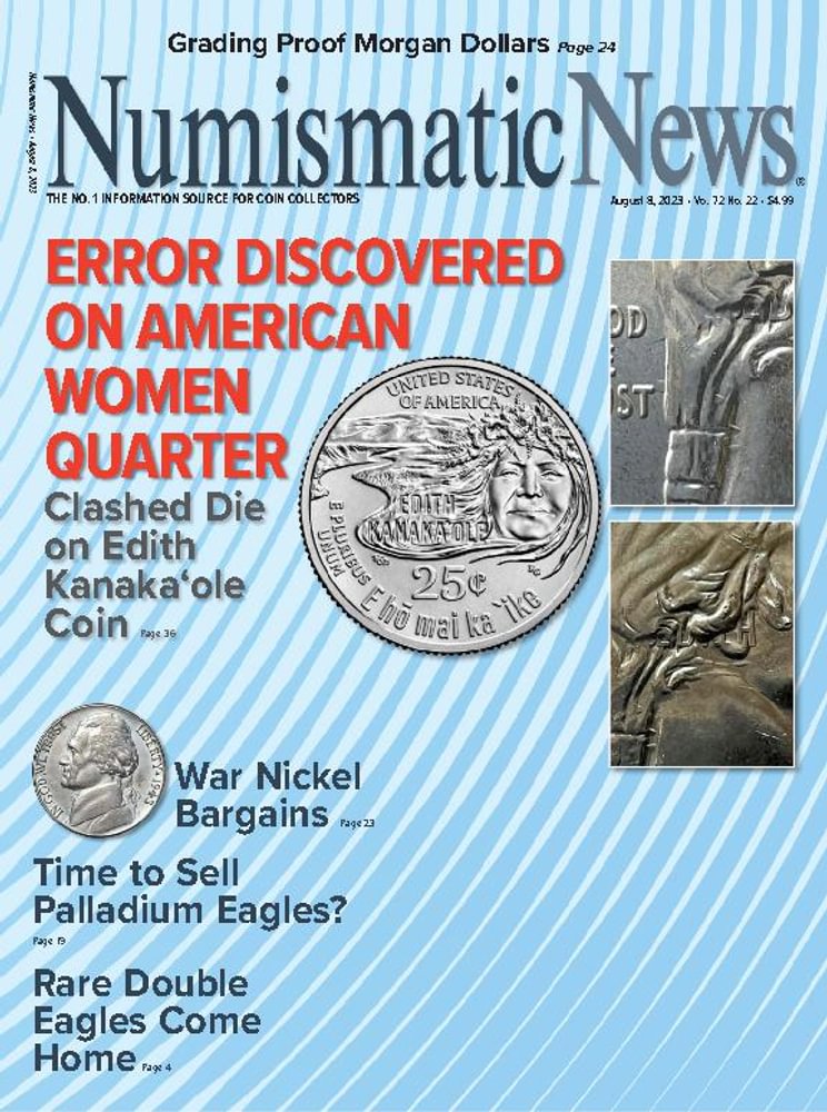 Numismatic-News August 08, 2023 Issue Cover