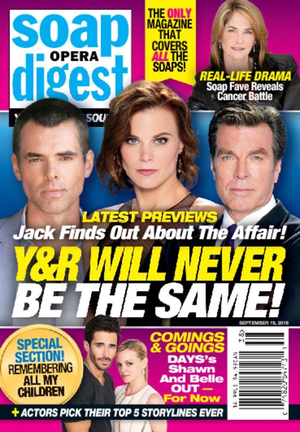 Soap-Opera-Digest September 19, 2016 Issue Cover