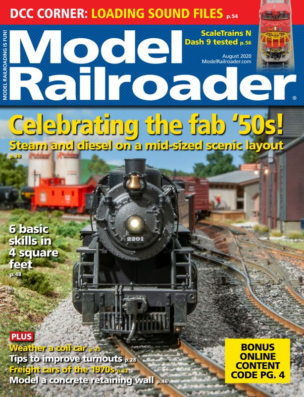 Model-Railroader August 01, 2020 Issue Cover