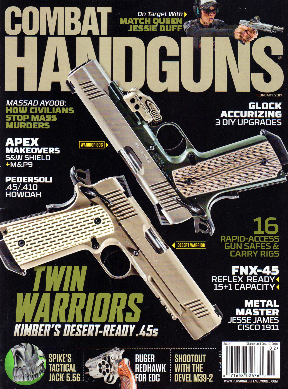 Combat-Handguns February 01, 2017 Issue Cover